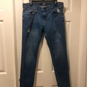 Men’s or boys hollister denim jeans.